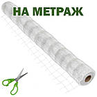 Шпалерна сітка для квітів біла комірка 125x125 мм щільність 8.5 г/м2 ширина 1 м на метраж Intermas Іспанія, фото 2