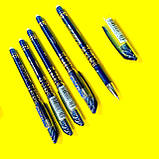 Ручка гелева пиши-стирай, синя 0,5 мм, арт 7777, фото 6