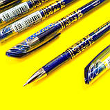 Ручка гелева пиши-стирай, синя 0,5 мм, арт 7777, фото 7