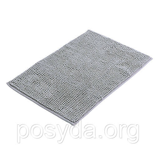 Килимок для ванної Basic 6 Chenille, 60х40см, сірий (07894)