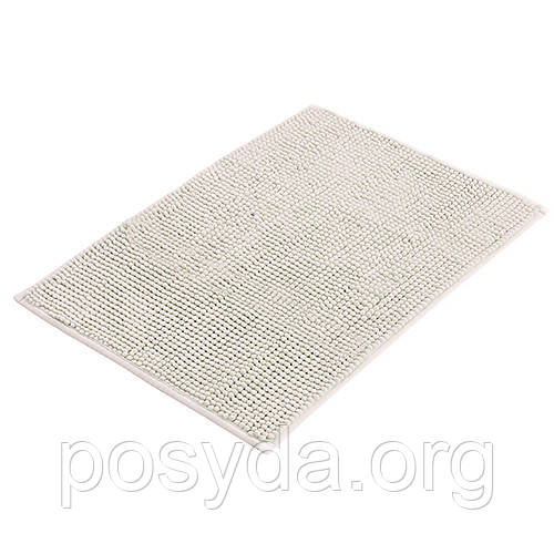Килимок для ванної Basic 6 Chenille, 60х40см, беж. (07895), фото 1