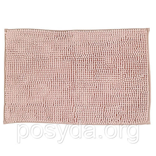 Килимок для ванної Basic 6 Chenille, 60х40см, рожевий (08150)