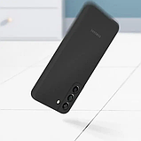 Чохол-бампер Silicone cover з мікрофіброю для Samsung Galaxy S22 Plus (SM-S906BZ), фото 4