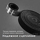 Органайзер кабелю (5 метрів) міцна стяжка липучка хомут для дротів KUULAA (KL-BD-02) Чорний, фото 5