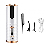 Бездротова плойка для завивки волосся Ramindong Hair curler RD-060 Серый, фото 2
