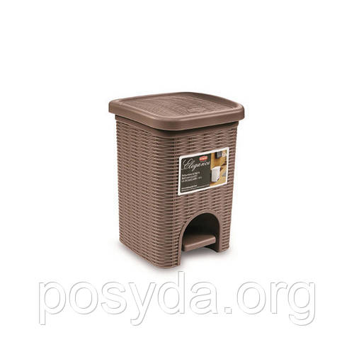 Відро для сміття Stefanplast Elegance 6 л з педаллю ()
