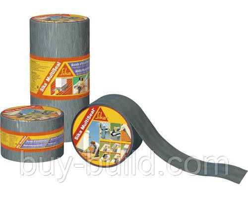 Стрічка ущільнювальна SIKA Multiseal T сіра 10 м/50 мм