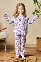 Яскрава весняна трикотажна піжама для дівчаток, Кітті 98,104,110,116,122