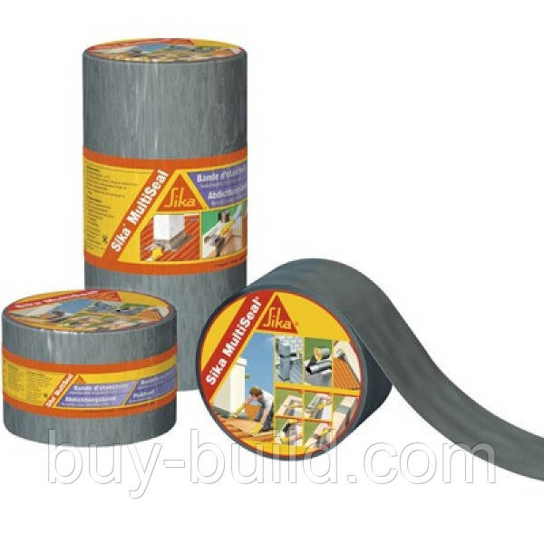 Стрічка ущільнювальна SIKA Multiseal T сіра 10 м/150 мм, фото 1