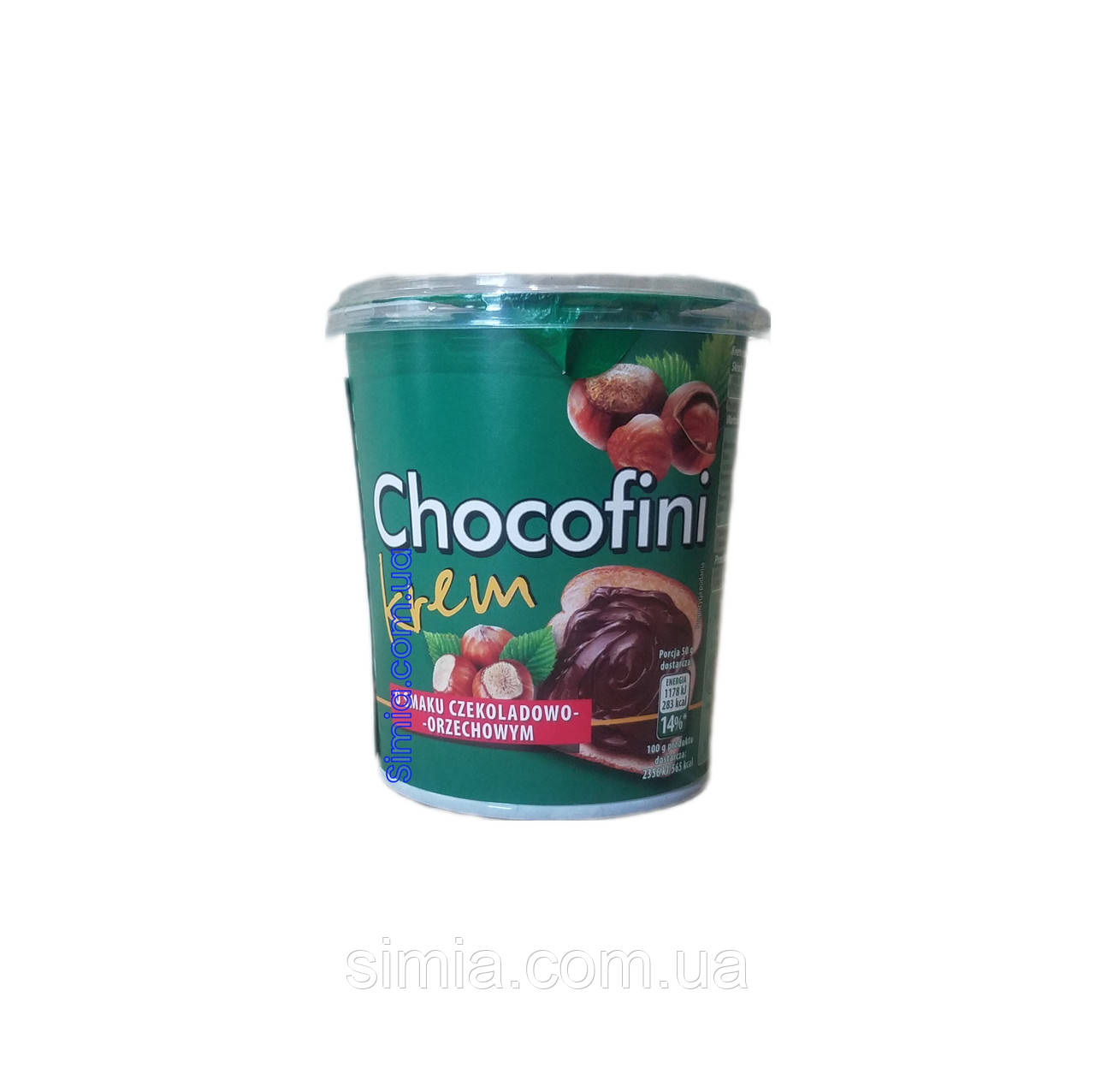Шоколадно горіхова паста Chocofini 400 грам
