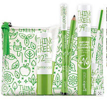 Bellaoggi Kit Think Green Набір косметики (туш для вій+олівець для очей+гігієнічна помада+косметичка)