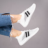 Кросівки жіночі білі літні сітка легкі (Бж-221б), фото 3