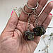 Брелок-оберіг Куб Яшма Кров дракона (Епідот+Яшма) Натуральний камінь для ключів та сумок, брелок на подарунок, талісман, фото 2