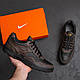 Чоловічі шкіряні літні кросівки, перфорація Nike (Найк), чоловічі шкіряні кеди повсякденні, Чоловіче взуття, фото 7