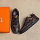 Чоловічі шкіряні літні кросівки, перфорація Nike (Найк), чоловічі шкіряні кеди повсякденні, Чоловіче взуття, фото 9