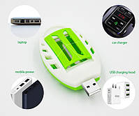 Фумігатор від USB та 36 пластин від комарів та мошок, живлення від павербанку, ноутбука або ПК 29347, фото 3