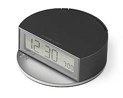 Французький годинник Lexon Fine Twist з режимом повторення будильника, чорний