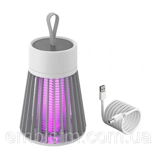 Знищувач комах для дому Electronic shock Mosquito killing lamp для походу пастка для комарів USB