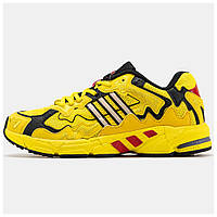 Мужские кроссовки Adidas Response x Bad Bunny Yellow Black Red кожаные кроссовки адидас респонс бэд банни бед