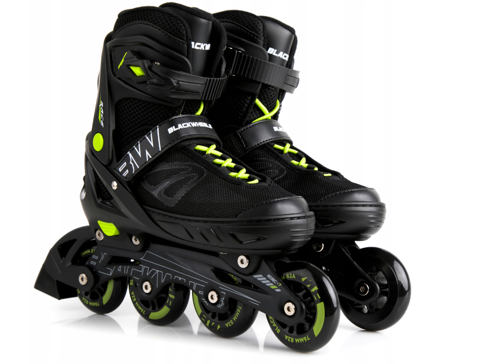 Роликові ковзани Blackwheels Sonic, розміри 33-36/37-40/40-43 чорні