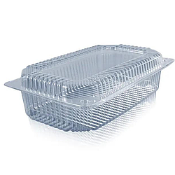 Одноразова упаковка для харчових продуктів, блістерний пластиковий контейнер для їжі 230x130x63 мм 1300 мл