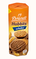 Печенье с шоколадом HOBBITS 265г*18 шт ТМ Brandt Польша