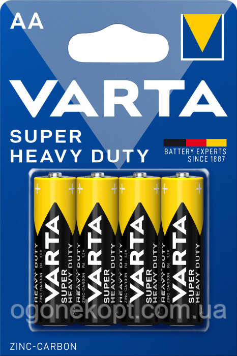 Батарейки VARTA AA R6 Superlife 4блиск