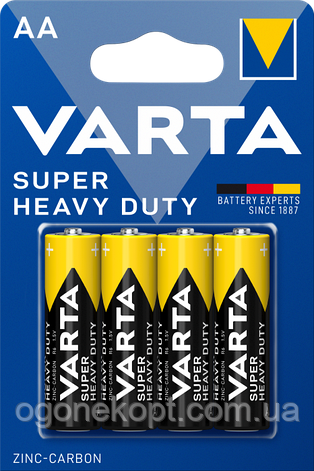 Батарейки VARTA AA R6 Superlife 4блиск, фото 1