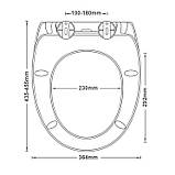 Кришка для унітазу Bolero, ТМ AWD Interior AWD02181443, фото 4