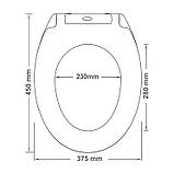 Кришка до унітазу Calypso, ТМ AWD Interior AWD02181061, фото 4