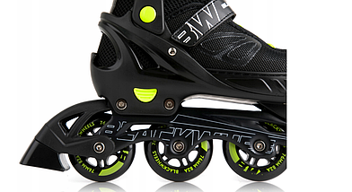 Роликові ковзани Blackwheels Sonic, розміри 33-36/37-40/40-43 чорні, фото 5