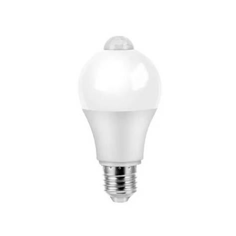Лампа світлодіодна з датчиком руху E27, 9Вт LED, фото 1