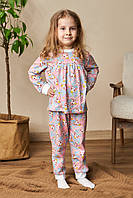 Чудесная детская трикотажная пижама для настоящих принцесс 98,104,110,116,122 98