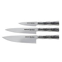 Набір із 3-х кухонних ножів Samura Bamboo (SBA-0220)
