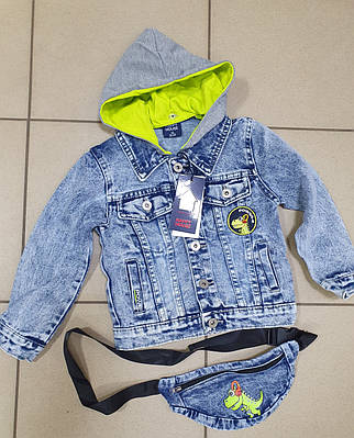 Піджак джинсовий HAPPY HOUSE для хлопчика 3-8 років років арт.1262, Розмір дитячого одягу (за зростанням) 98-104, Колір