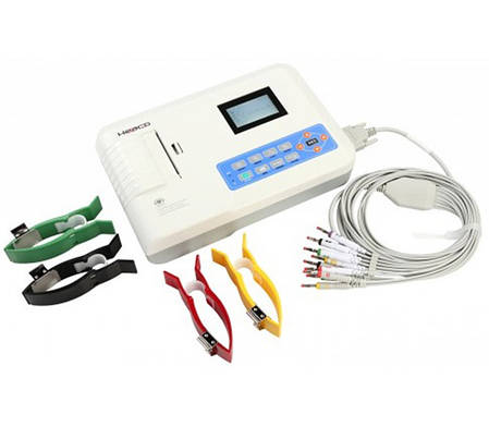 Електрокардіограф ECG300G LCD (3/4/12 канальний), фото 2