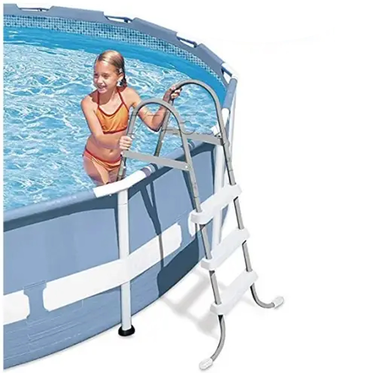 Сходи для басейнів Intex 28065 107 см, 3 сходинки, фото 1