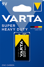 Батарейки VARTA R9V 6F22 Superlife крона 1блиск