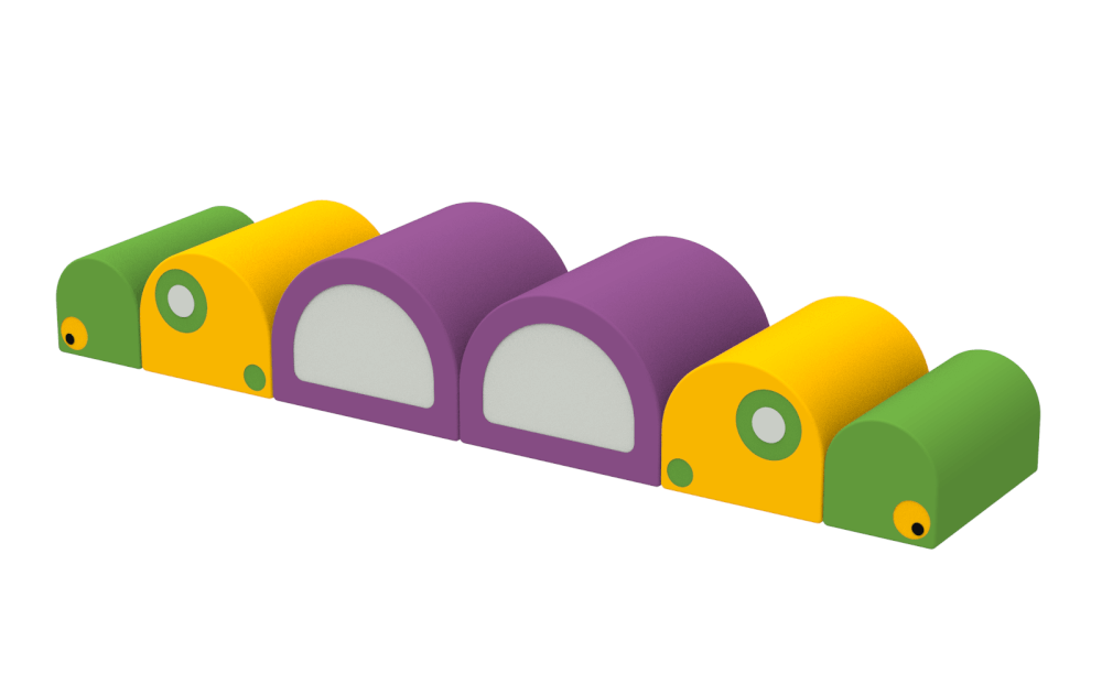 М'який конструктор Дзеркальна гусениця, шкірозамінник Флай (Kidigo ТМ)