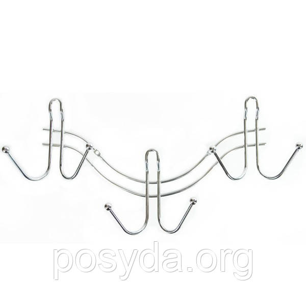 Вішак настінний на 6 гачків, ТМ AWD Interior AWD02080190, фото 1