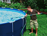 Набір для очищення дна та верхнього шару води басейну до 488см Intex 58958/28002, фото 3