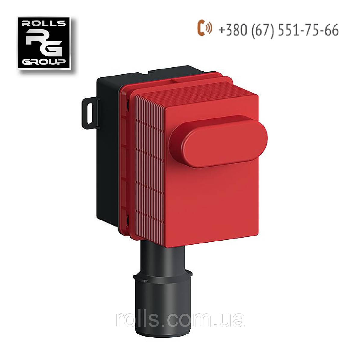 HL4000.0 Монтажний блок сифона для підключення в стіну умивальника, пральної/сушильної, посудомийної машини, фото 1