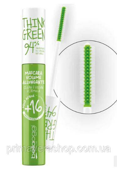 Bellaoggi Туш для вій Think Green Lengthening Volume Mascara