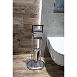 Стійка тримач туалетного паперу та щітки, ТМ AWD Interior AWD02070134, фото 3