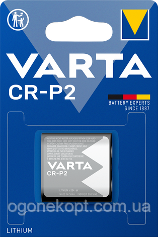 Батарейка VARTA CRP2 6V LITHIUM, фото 1