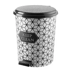 Педальне відро 11 л Keep Clean з малюнком  для утилізації сміття для домашнього використання
