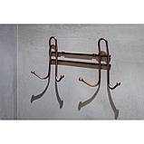 Вішалка настінна на 4 гачки, антична мідь, ТМ AWD Interior арт. AWD02091715, фото 5