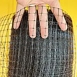 Універсальна вольєрна сітка для птиці 0.5 х 100 м пластикова комірка 12 х 14 мм рулон (Agro-А00494061) DMB, фото 5