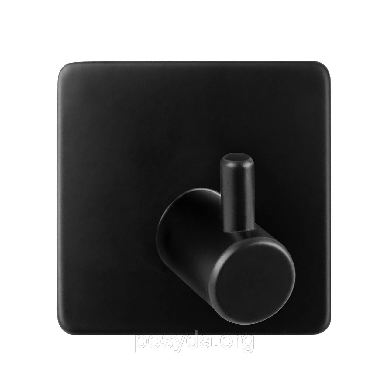 Вішак настінний на 1 гачок чорний, ТМ AWD Interior AWD02091771, фото 1