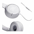Гарнітура JBL T500 White (JBLT500WHT), фото 6